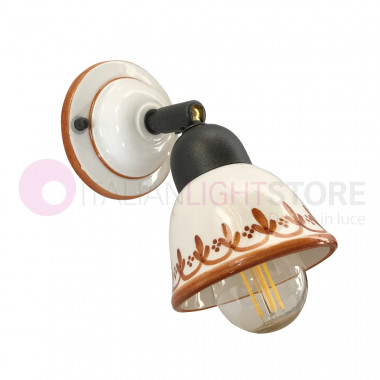 KILA Applique-Spot Orientable with Joint decorative Ceramic rustic classic bathroom Lighting mirror