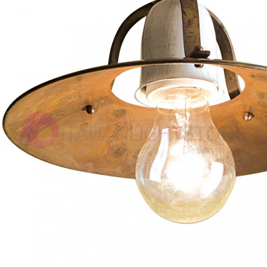 FONSO Ceiling Lamp, Flat Ceiling, Rustic-D. 21 Country