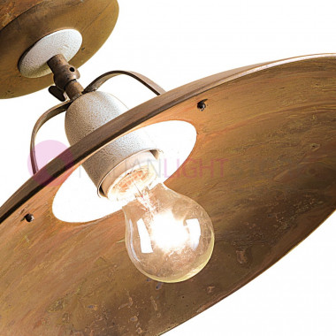 FONSO Ceiling Lamp, Flat Ceiling, Rustic Q. 37 Country