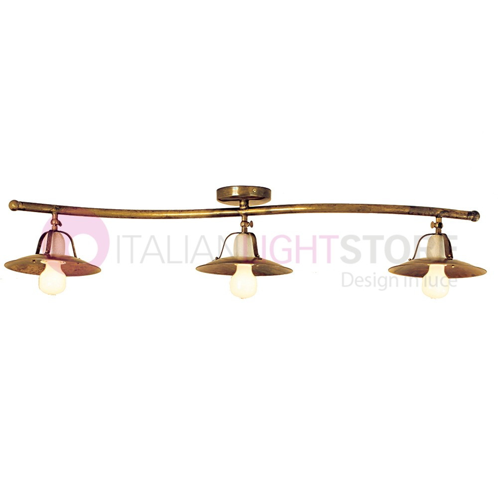 FONSO Ceiling Lamp Ceiling 3-Lights Rustic Country