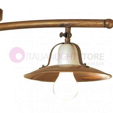 FONSO Plafoniera Lampada Soffitto a 3 Luci Rustica Country