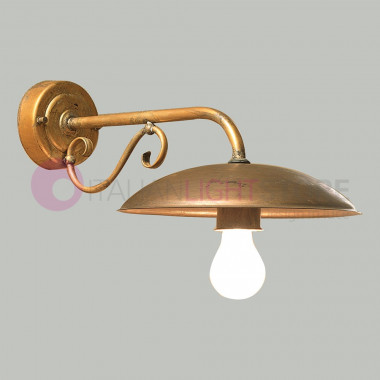 DREA-Applikation Rustikale Platte d.26-Lampe Außen Garten FEBOLIGHT
