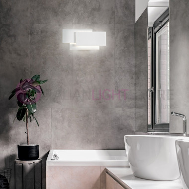 DIP PERENZ 6750BLC Applique White Modern LED rectangular Shape