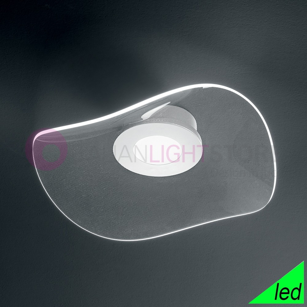 MEDUSA PERENZ 6868BLC Plafoniera a Soffitto Bianca LED integrato Design Moderno