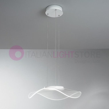 MEDUSA PERENZ 6866BLC Suspension Lamp with White integrated LED, Modern Design