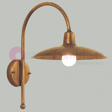 Il ÉTAIT Appliques Rustiques Plat-d.32 Lampe de Jardin en plein air FEBOLIGHT