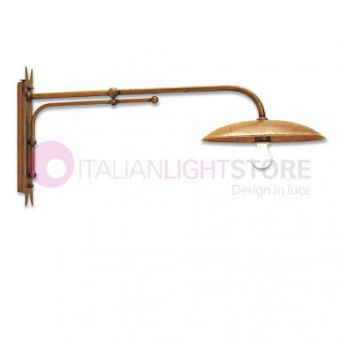 It WAS Applique with the long arm L. 70 cm. Flat-d.32 Lamp Rustic Outdoor Garden FEBOLIGHT