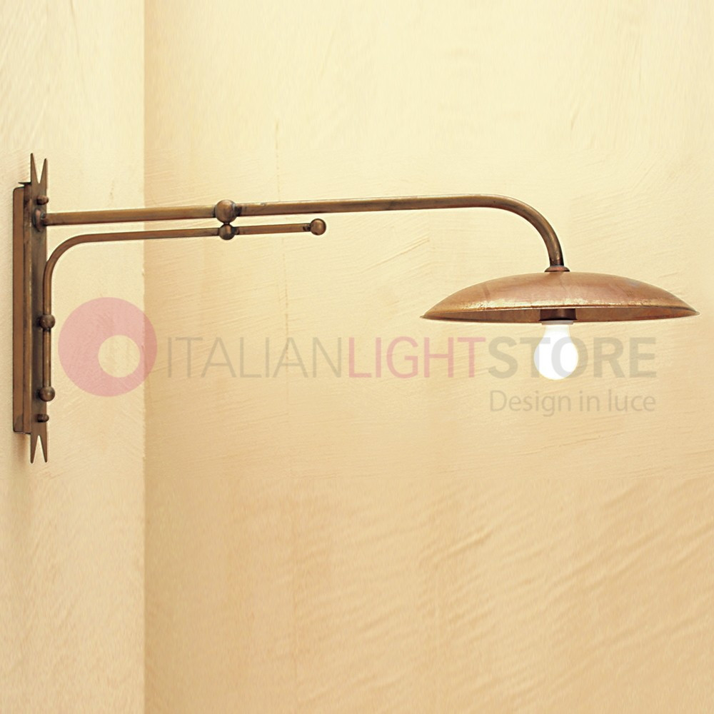 FUE Apliques con el brazo largo L. 70 cm. Plana-d.32 de la Lámpara Rústica al aire libre, Jardín FEBOLIGHT FUE Apliques con el brazo largo L. 70 cm. Plana-d.32 de la Lámpara Rústica al aire libre, Jardín FEBOLIGHT