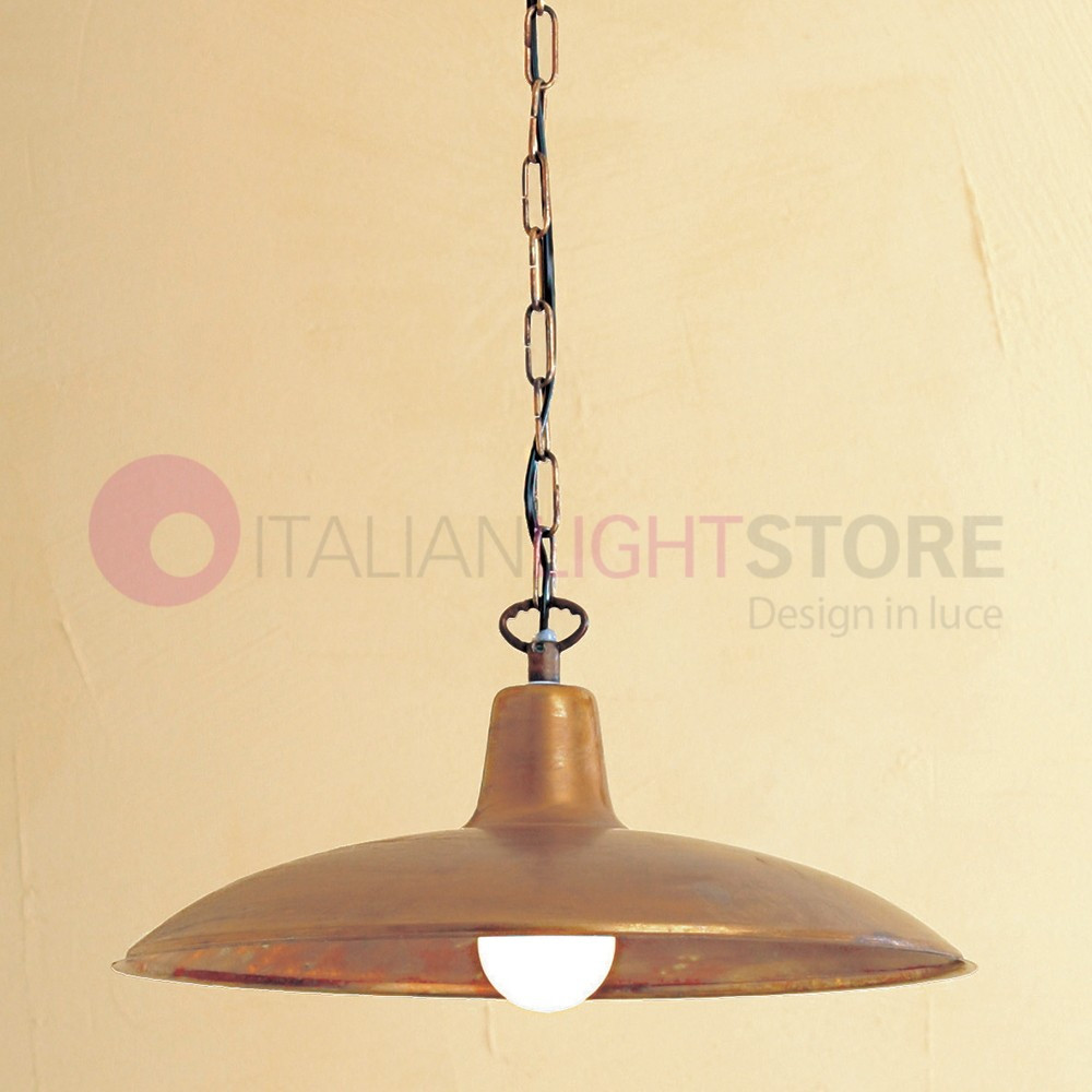 WAS Chandelier Suspension Plate d.38 Lamp Rustic Outdoor Garden FEBOLIGHT WAS Chandelier Suspension Plate d.38 Lamp Rustic Outdoor Garden FEBOLIGHT
