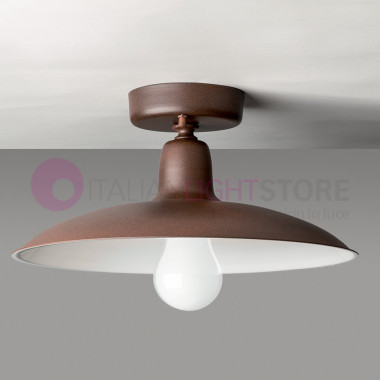WAS Ceiling to a Flat Ceiling d.31 Lamp Rustic Outdoor Garden FEBOLIGHT