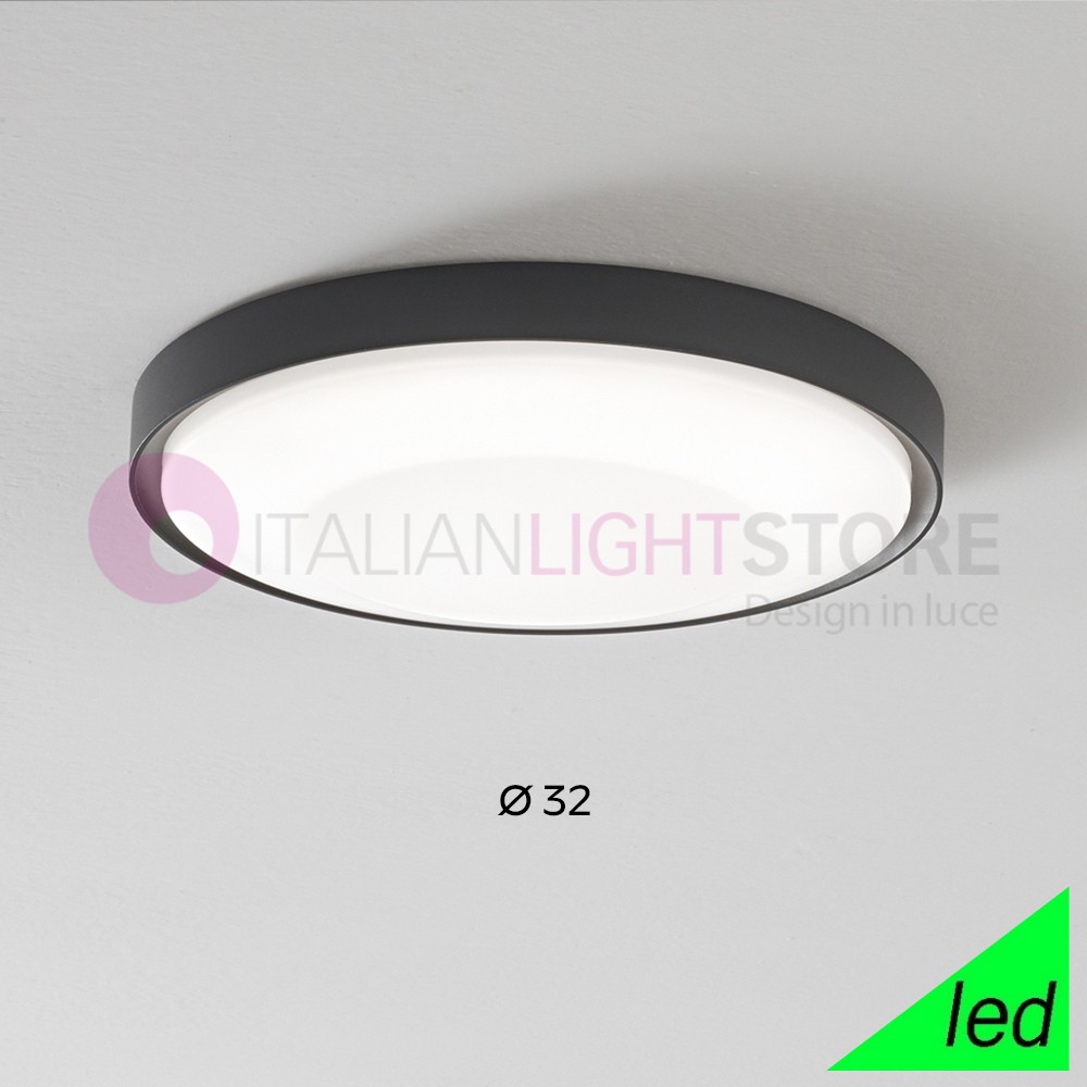 Minaky Plafoniera Tonda D32 Led Esterno Moderno Ip65 Gea Ges850