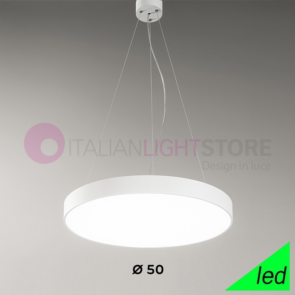 FRENTE a GEALUCE GPL301 la Lámpara colgante, Blanco, Moderno, Led d.50