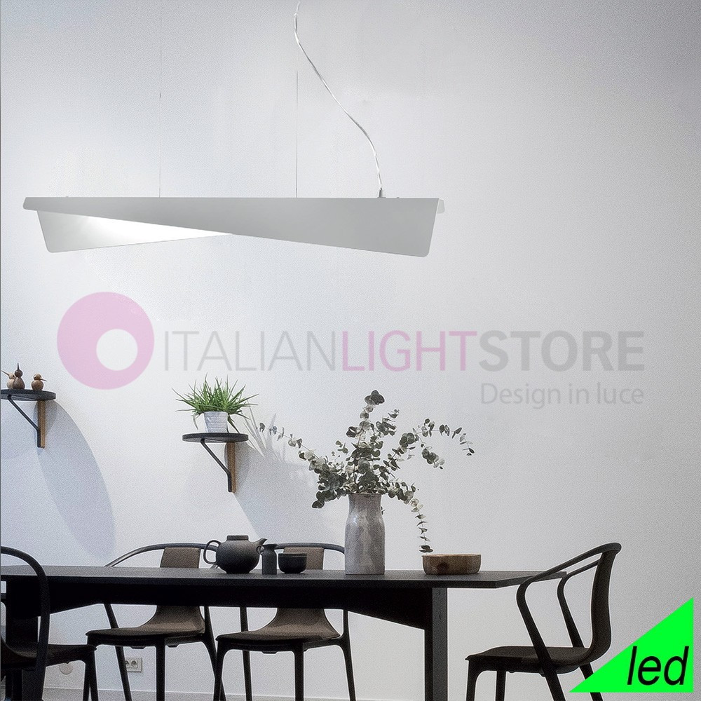 KAMI CATTANEO 891/120S Lampada a Sospensione Moderna a Led Integrato L. 120