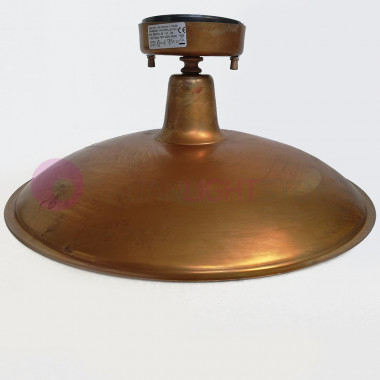 WAS Ceiling to a Flat Ceiling d.38 Lamp Rustic Outdoor Garden FEBOLIGHT