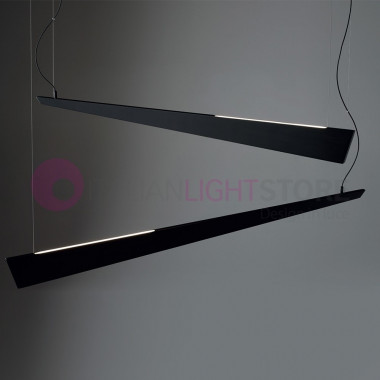 KATANA CATTANEO 870/100S2 Modern Double Left Lamp With Integrated Led L. 100