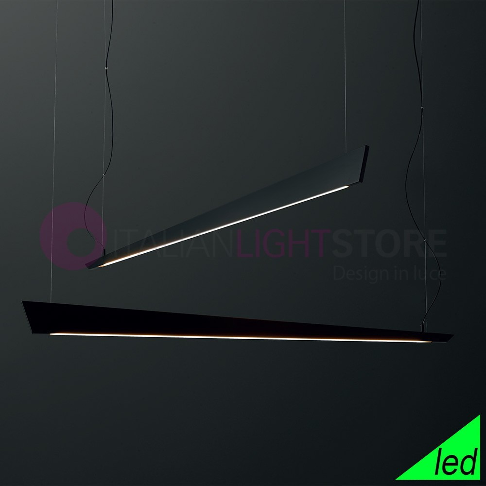 KATANA CATTANEO 870/130S2 Modern Double Led Integrated Floor Lamp L. 130