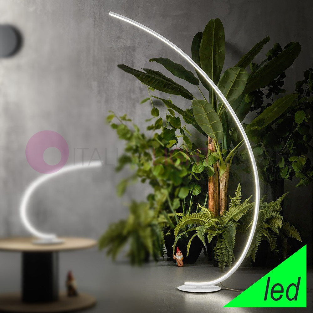 IOLE GEALUCE IOLE-PT White Modern Earth Lamp h. 160 Led Integriert