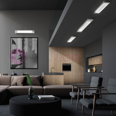 PIXEL R70X12 Promoingross Plafond lumière Design Modern Led Integrated L. 70X12