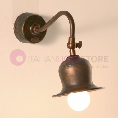 ASSISI IMAS 35874/A Wall Lamp Applique Rustic Brass Antiqued