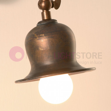 ASSISI IMAS 35874/A Lampada da Parete Applique Rustico Ottone Anticato