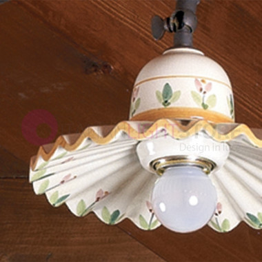 PISA IMAS 34697/3PL20 Tralcio ceiling light 3 lights Rustic ceramic decorated