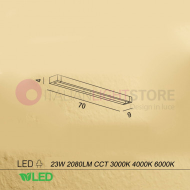 SWAY Applique lampada LED Luce Indiretta Direzionabile