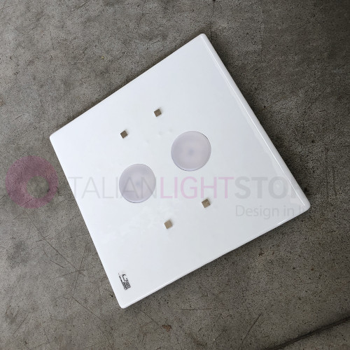 LUCIS de la luz de Techo Moderna de Cristal de Murano L. 40x40