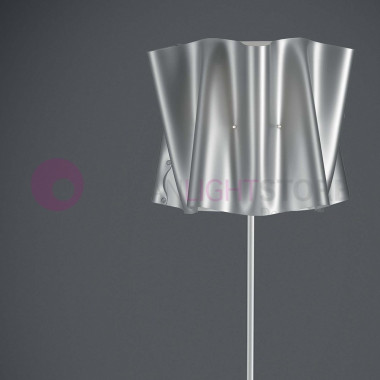 FOLIO by LINEA ZERO - Piantana Lampe de sol Design Moderne avec Abat-jour Effet Tissu