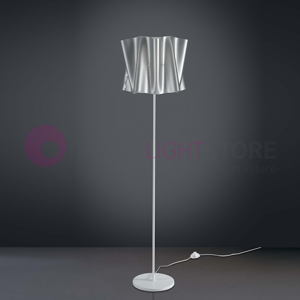FOLIO by LINEA ZERO - Lámpara de pie Lámpara de pie De diseño moderno con pantalla de efecto tela