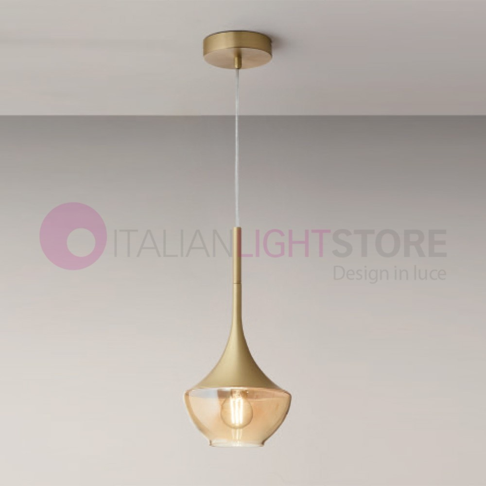 APOLLO FABAS 3623-41  Lampada da Sospensione Moderna d20 in Vetro