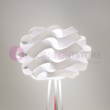 CLOUD by Linea Zero, Lampada da Terra Paralume Nuvola h.160 Design Moderno 