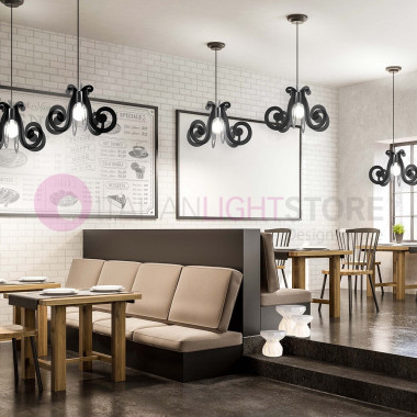 MIZAR Space Collection- Lampadario Sospensione Metacrilato Design Moderno - Linea Zero