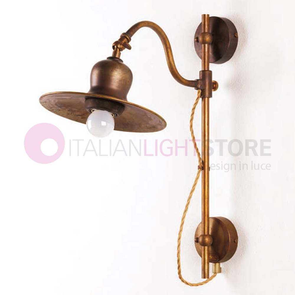 TODI IMAS FIRENZE 35974/A19 Wall Lamp Wall Lamp Rustico Ottone Anticato