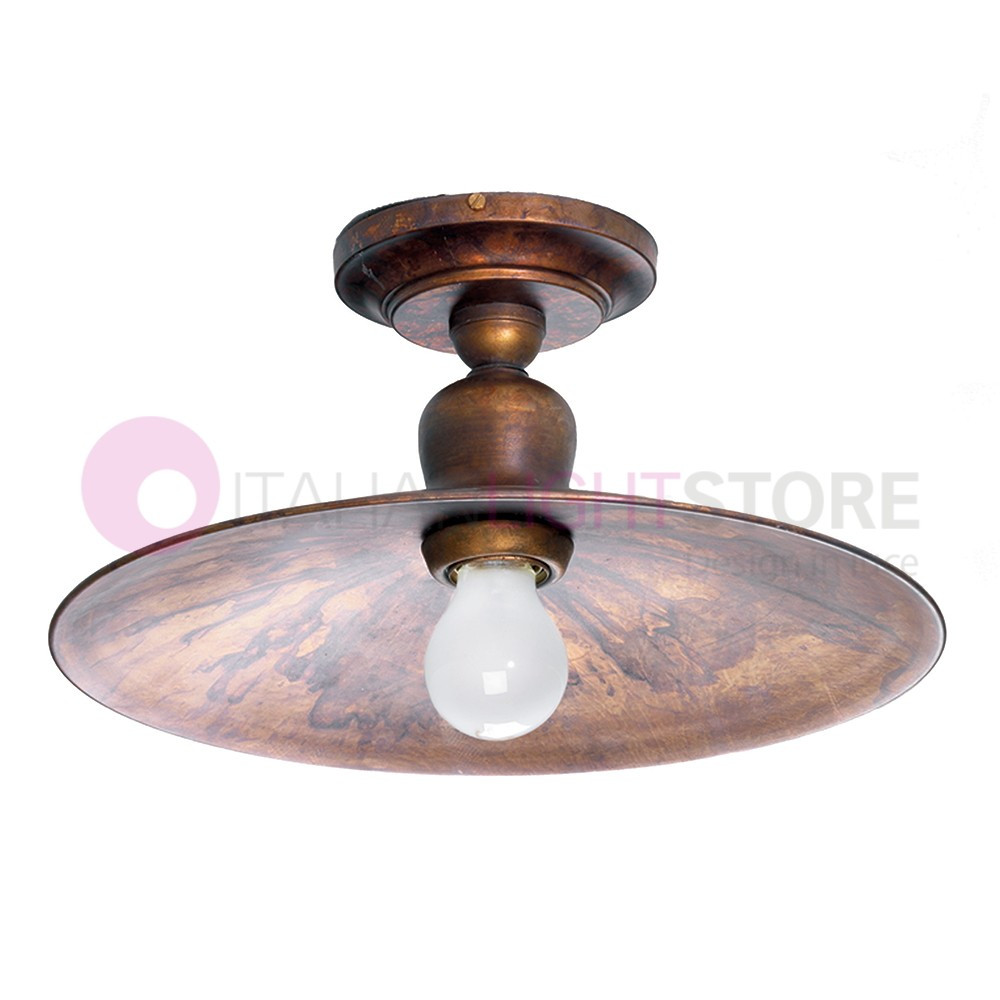 TODI IMAS FIRENZE 35962/PL29 Ceiling lamp d.29 Rustica Ottone Anticato