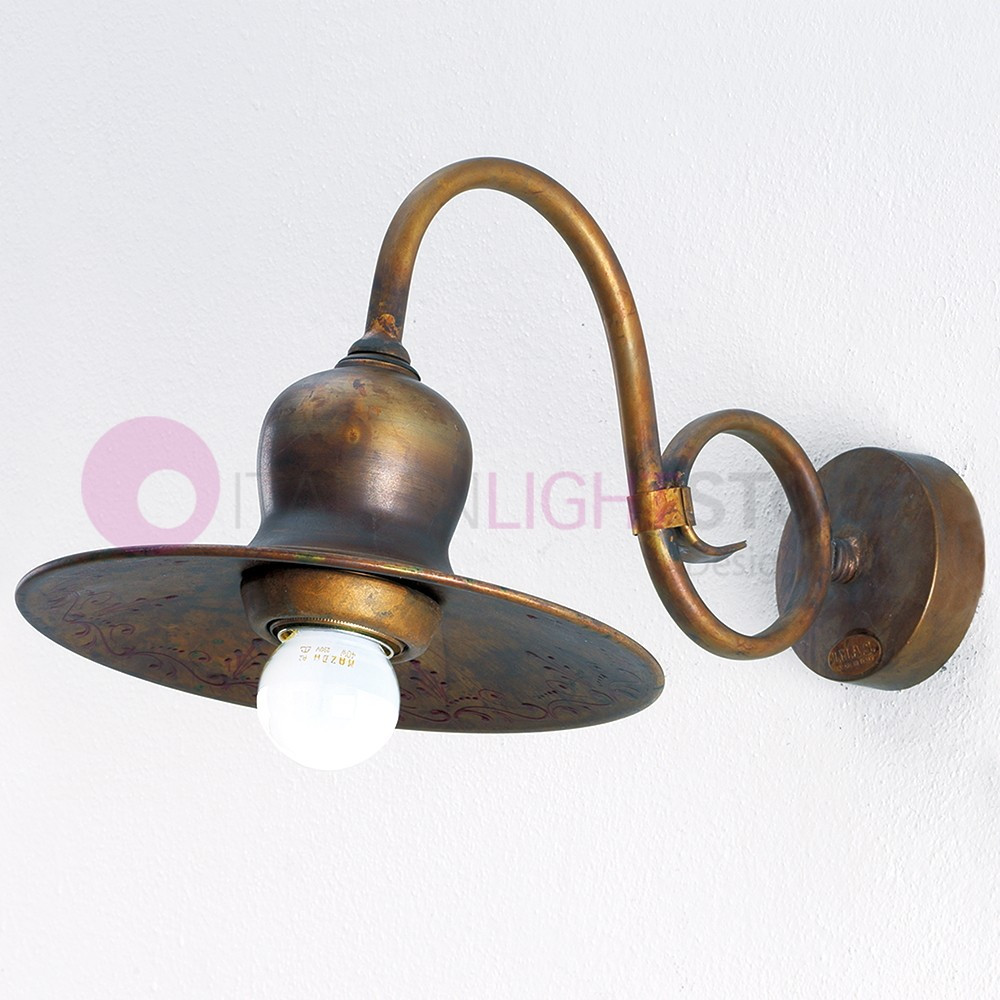 TODI IMAS FIRENZE 35979/A19 Wall Lamp Wall Lamp Rustico Ottone Anticato