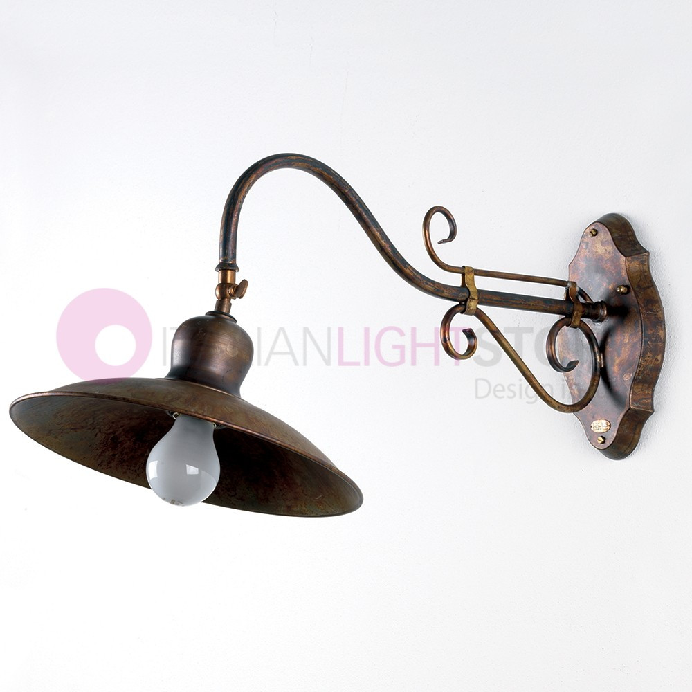 TODI IMAS FIRENZE 35978/A25 Applique Murale Rustico Ottone Anticato TODI IMAS FIRENZE 35978/A25 Applique Murale Rustico Ottone Anticato