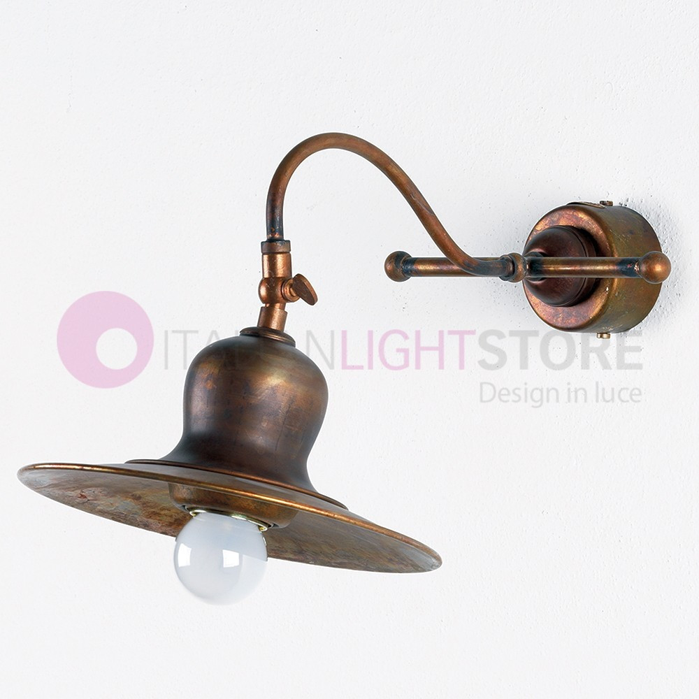 TODI IMAS FIRENZE 35980/A19 Wall Lamp Wall Lamp Rustico Ottone Anticato