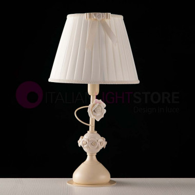 AMALFI Table lamp h 35 Classic porcelain ceramic Capodimonte