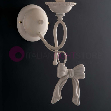 ROMANTICA Wall lamp Classica porcelain ceramic Capodimonte