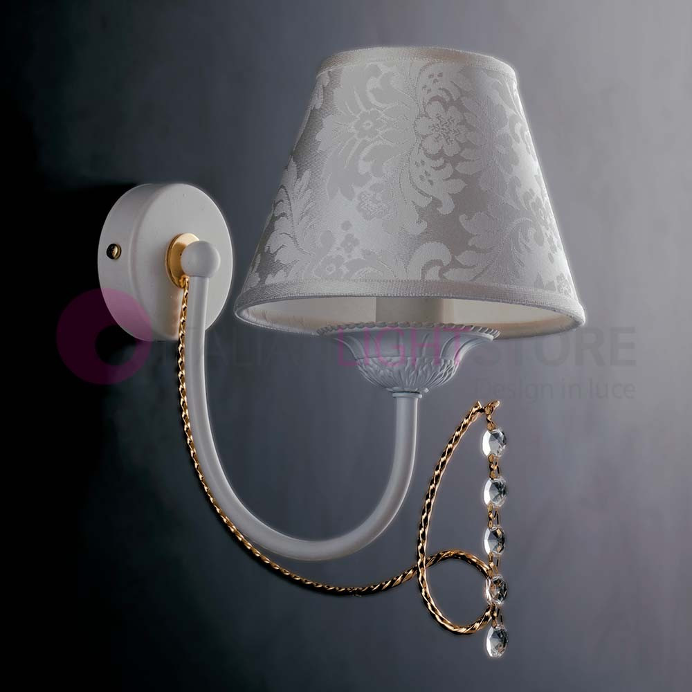 VICTORY Wall Lamp Bianco Contemporaneo Shabby Chic
