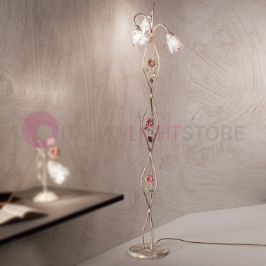 MATILDE Floor Lamp with 3 Lights Rustic Style Arte Povera