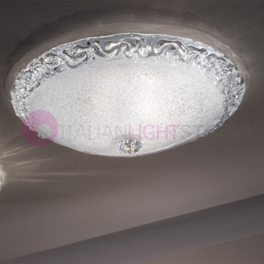 FROST 2699/PLG DUEP Ceiling lamp d. 40 in crystal glass