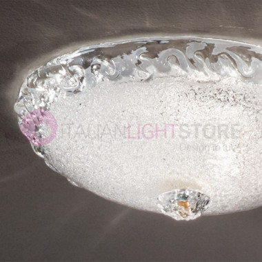 FROST 2699/PLP DUEP Plafoniera a soffitto d. 30 in vetro cristallo