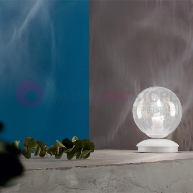 MOON Modern Blown Glass lámpara de mesa Sfera D. 15 cm