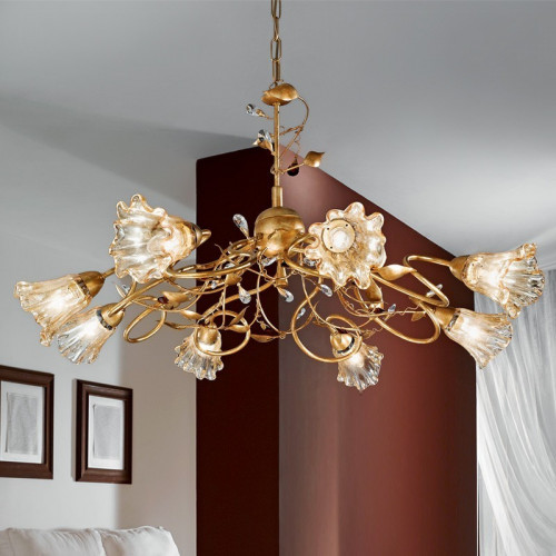 EMMA Chandelier 8 Lights Classic Style Rustic