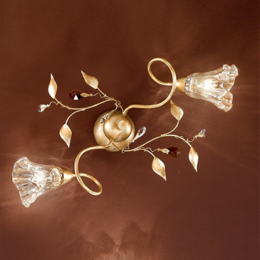 EMMA Ceiling Lamp Wall and Ceiling Lamp with 2 Lights Classic Style