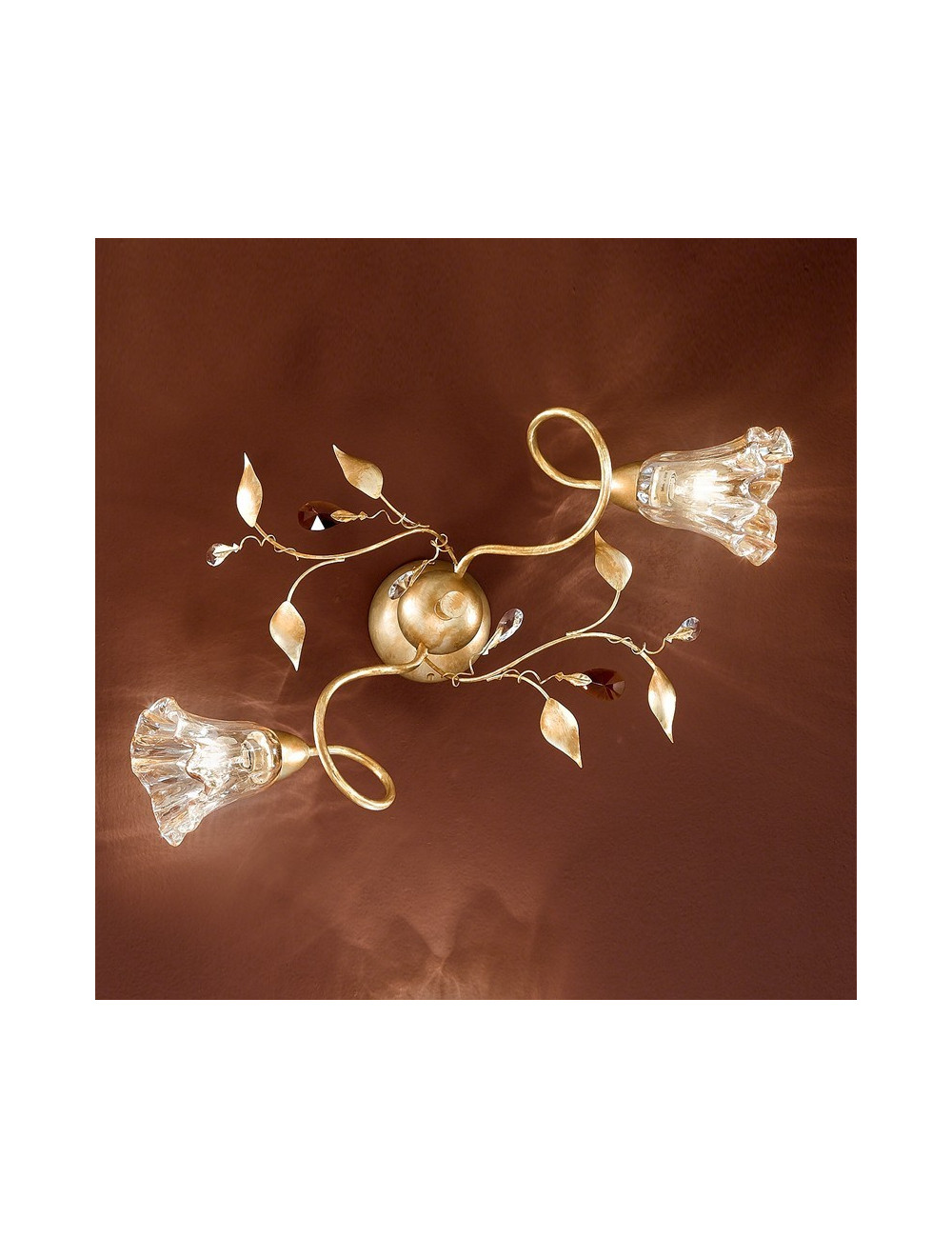 EMMA Ceiling Lamp Wall and Ceiling Lamp with 2 Lights Classic Style