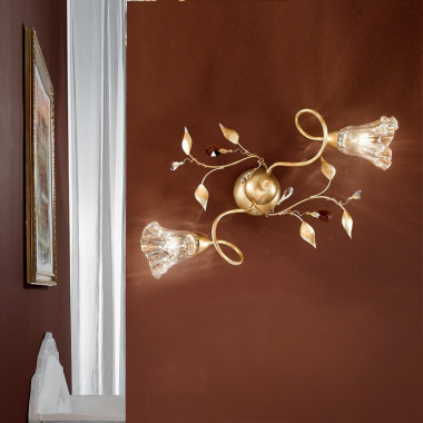 EMMA Deckenleuchte Wand- und Deckenleuchte mit 2 Leuchten Classic Style