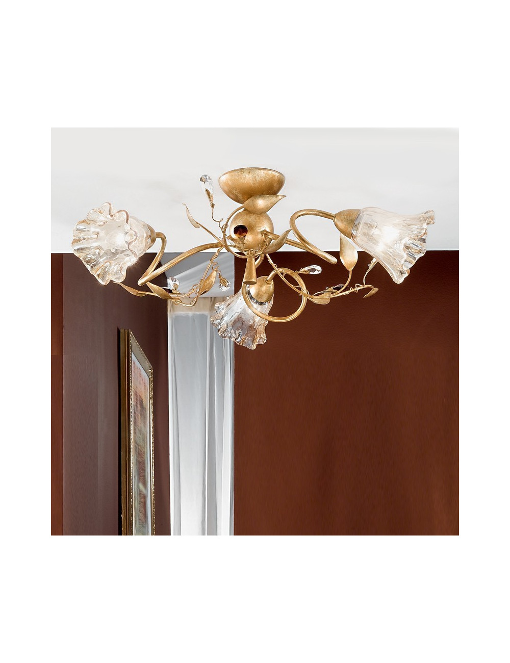 EMMA Ceiling Lamp with 3 Lights Classic Style