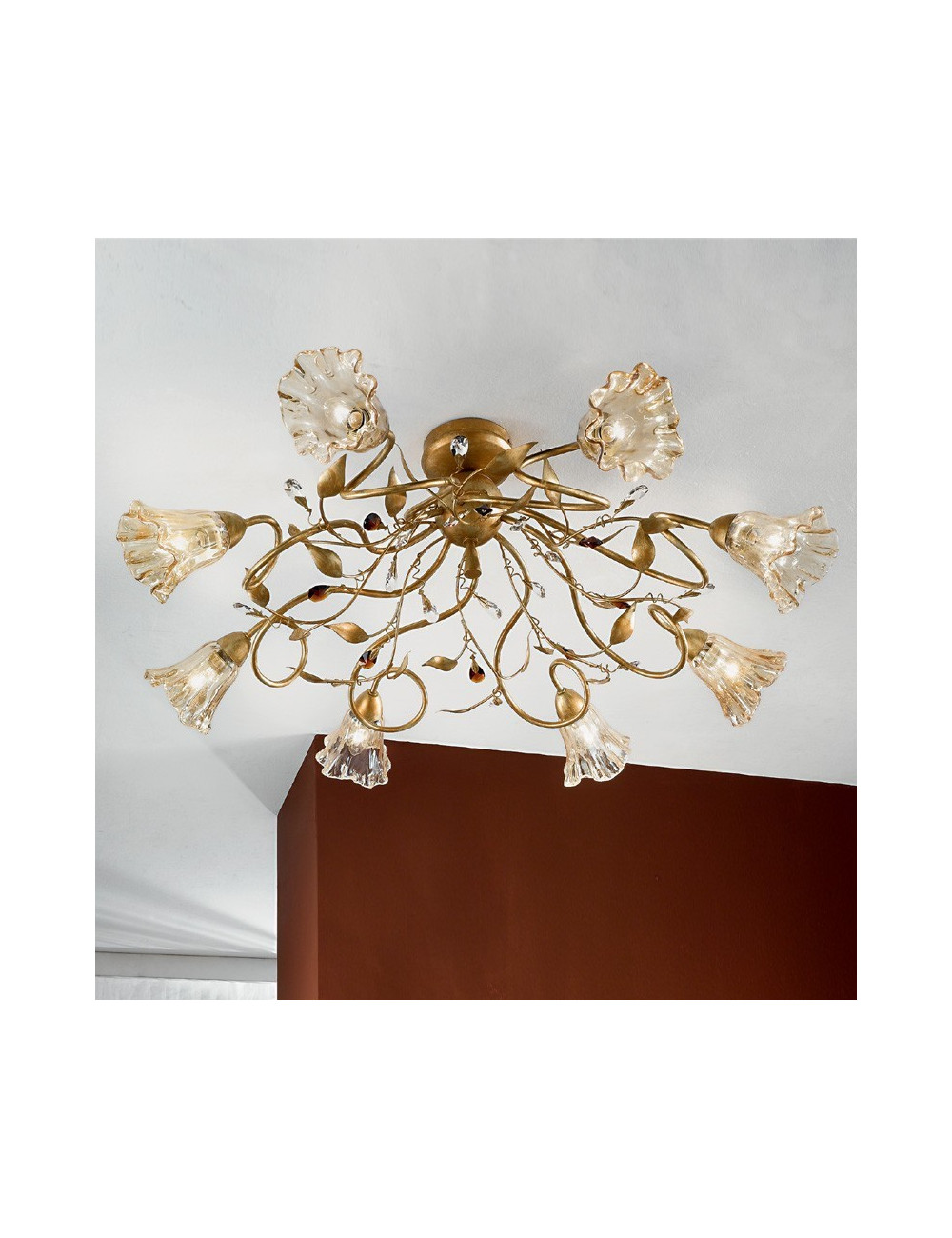 EMMA Ceiling Lamp with 8 Lights Classic Style